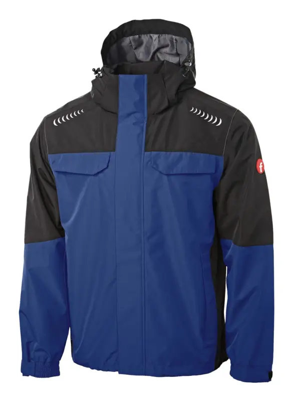Echt Fortis Elements Regenjacke Plus kornblau/schwarz Größe L