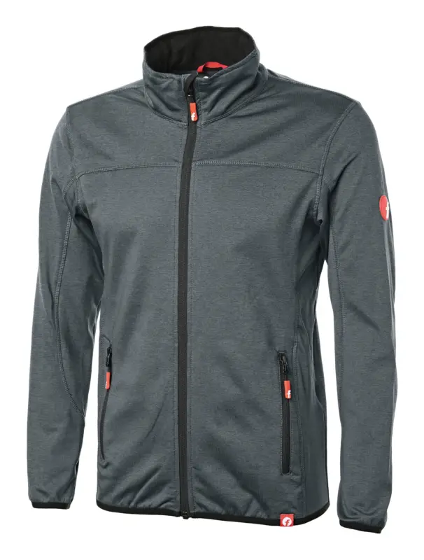 Fortis Elements Tech-Fleecejacke grau/schwarz meliert Größe M Rabatt
