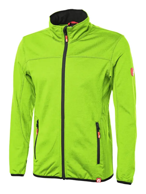 Günstig Fortis Elements Tech-Fleecejacke lime/schwarz meliert Größe 2XL