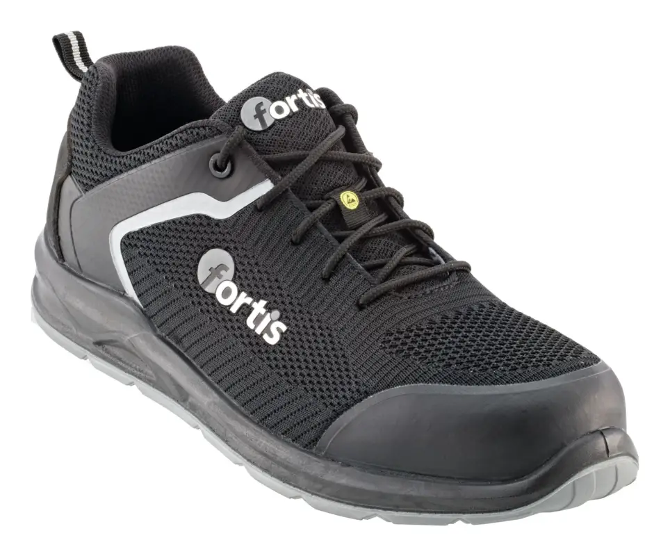 Fortis Halbschuh Michael, schwarz, S1PL, SR ESD, Größe 38 (Verpackungseinheit 1 Paar) Wochenendangebot