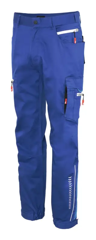 Jetzt Bestellen Fortis Herren-Cargohose Flex kornblau/schwarz/blau Größe 42