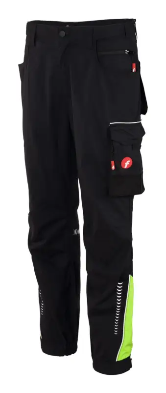 Fortis Herren-Cargohose Performance schwarz/lime Größe 102 Begrenztes Angebot