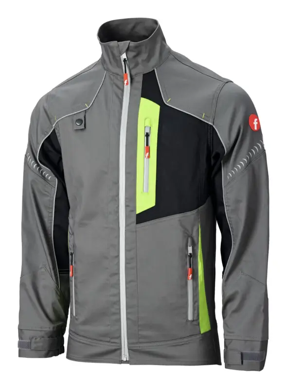 Fortis Jacke Flex grau/schwarz/lime Größe 3XL Aktuell