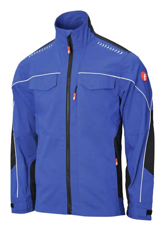 Billig Fortis Jacke Performance kornblau/schwarz Größe 4XL