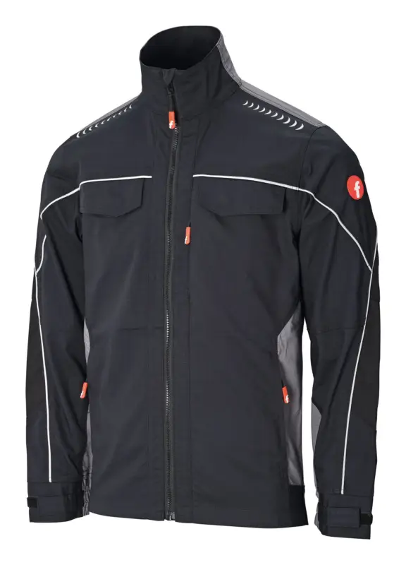 Garantierte Lieferung Fortis Jacke Performance schwarz/grau Größe 2XL