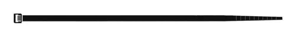 Begrenztes Angebot Fortis Kabelbinder Nylon schwarz200 x 4,8 mm à 100 Stück
