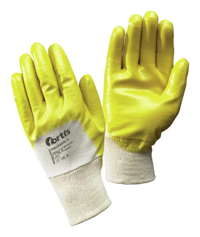 Neuheit Fortis Nitrilhandschuh Mechanic L, Nitril, SB-verpackt, Größe 9 (Verpackungseinheit 12 Paar)