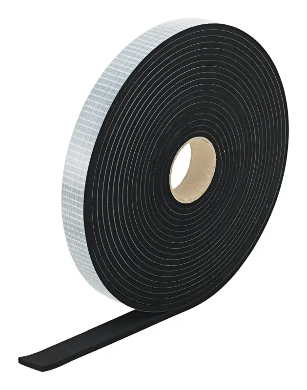 Fortis Zellkautschukstreifen EPDM, 9 x 10 mm, 5m einseitig selbstklebend (Verpackungseinheit 5 Meter) Expressversand