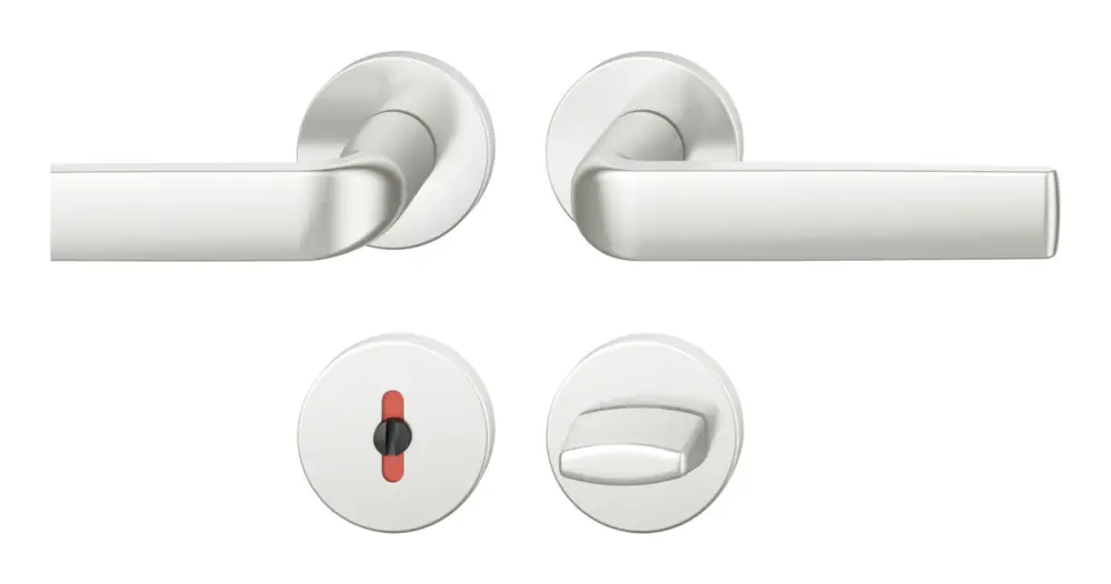 Must-Have FSB ASL Badgarnitur 8 mm R-WC 8 mm Rundrosette max. 45°. TS 39-58 mm Aluminium naturfarbig
