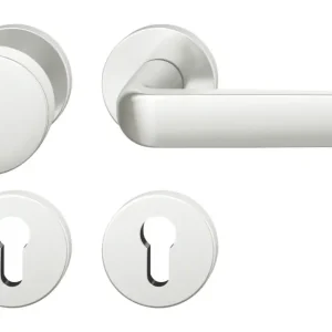 FSB ASL Wechselgarnitur 8 mm PZ Rundrosette Knopf 0829 max. 45°. TS 39-58 mm Aluminium naturfarbig Ausverkauf
