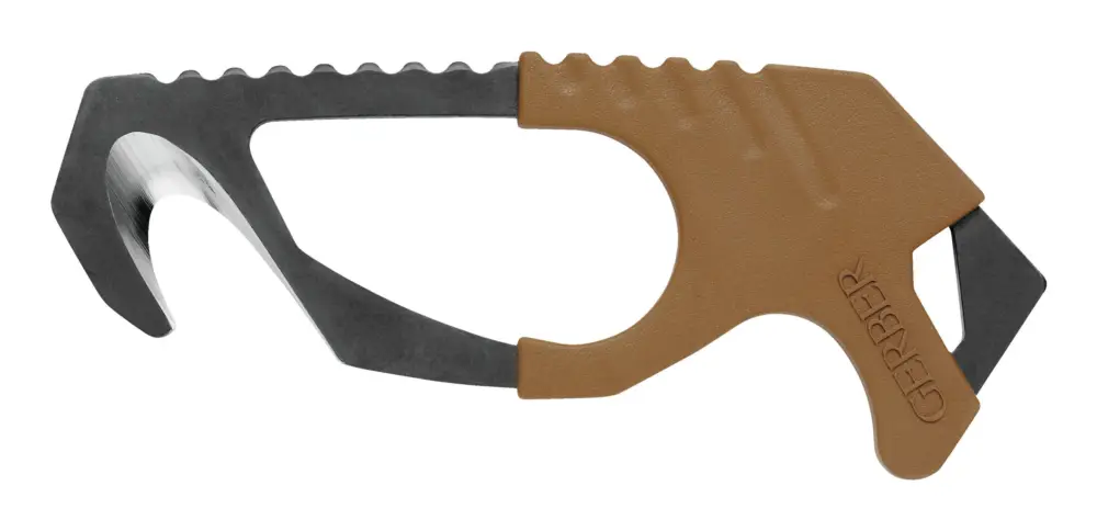 Begrenztes Angebot Gerber Gurtschneider Strap Cutter Coyote Brown (Verpackungseinheit 3 Stück)