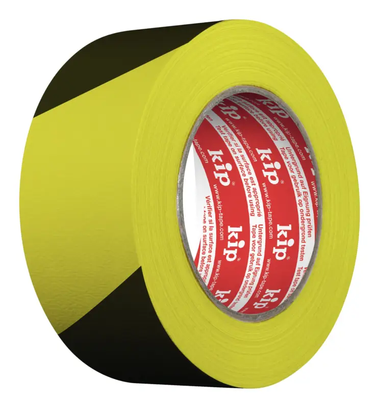 Kip Steinband 3824, 48 mm x 33m, gelb/schwarz (Verpackungseinheit 36 Rollen) Heißes Angebot