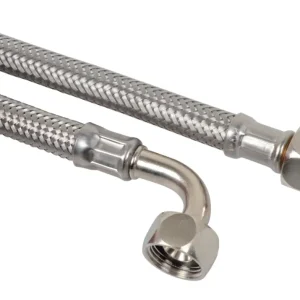 Kirchhoff Flex-Spülkasten-Anschluss 3/8" IG x 200 mm x 3/8" IG, einseitig 90° Winkel Markenware