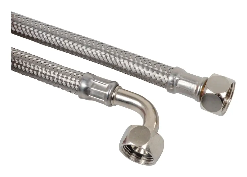 Kirchhoff Flex-Spülkasten-Anschluss 3/8" IG x 200 mm x 3/8" IG, einseitig 90° Winkel Markenware