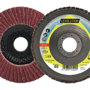 Klingspor Fächerschleifscheibe SMT 674 125 x 22,23 mm gewölbt K60 Keramikkorund K60 Preis Gesenkt