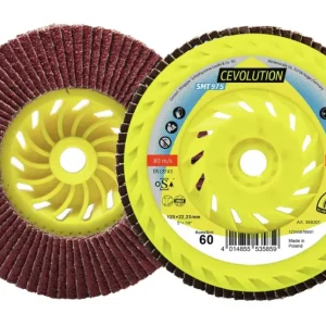 Knallerangebot Klingspor Fächerschleifscheibe SMT 975 125 mm M14 gewölbt Keramikkorund K60
