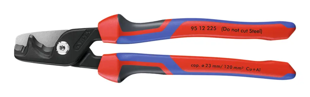 Knipex Kabelschere mit Mehrkomponenten-Griffen 225 mm Neue Ware