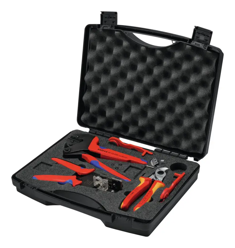 Knipex Werkzeugkoffer 7-teilig Photovoltaik MC4 97 91 04 V02 Must-Have