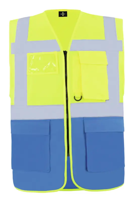 Expressversand Korntex Warnweste Hamburg gelb/blau Größe L