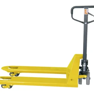 Zertifiziert Hubwagen 2500 kg PUR/PUR gelb, montiert