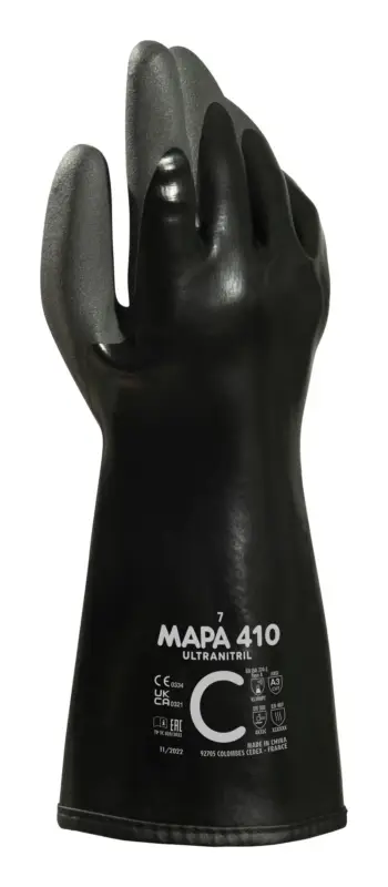 Top-Preis Mapa Chemikalienhandschuh Ultranitril 410, Größe 10 (Verpackungseinheit 12 Paar)