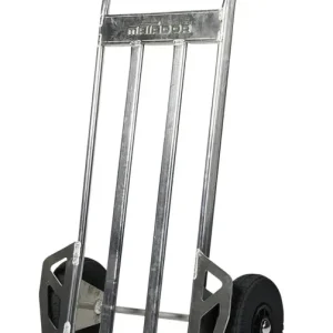 Echt Matador Stapelkarre aluminium mit fester Schaufel 400 x 157 mm, Tragkraft 350 kg, Luftbereifung