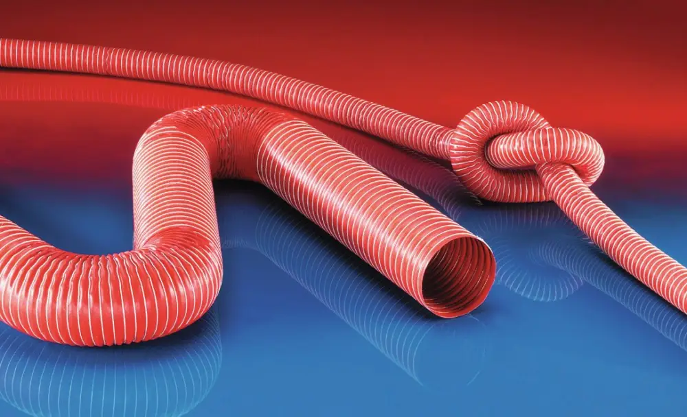 Echt Norres Warmluft-/Hochtemperaturschlauch SIL 391 One Silikon, 63 mm x 4m