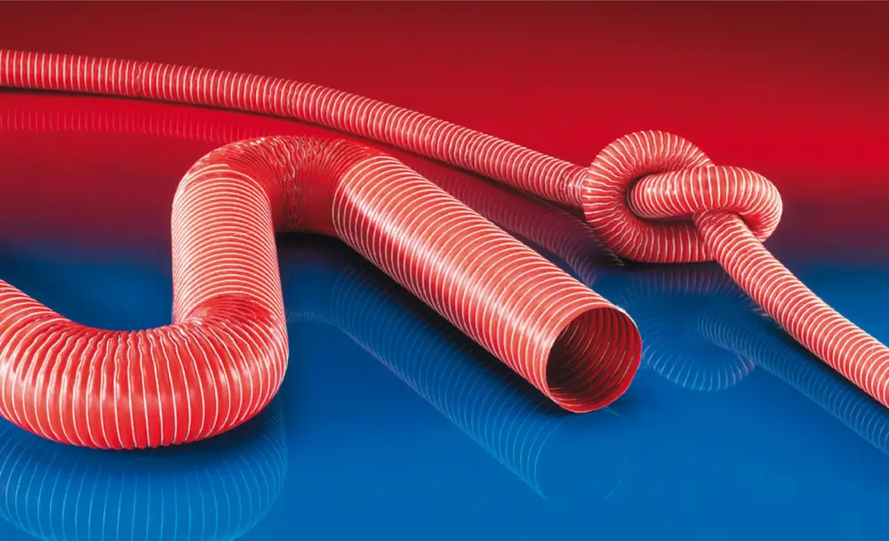 Jetzt Bestellen Norres Warmluft-/Hochtemperaturschlauch SIL 391 Two Silikon, 108 mm x 4m