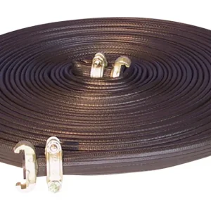 Finale Aktion Parsch Pressluftflachschlauch Airplus, 3/4", schwarz, gummiert, mit MS-Klauen-Kupplungen, 20m
