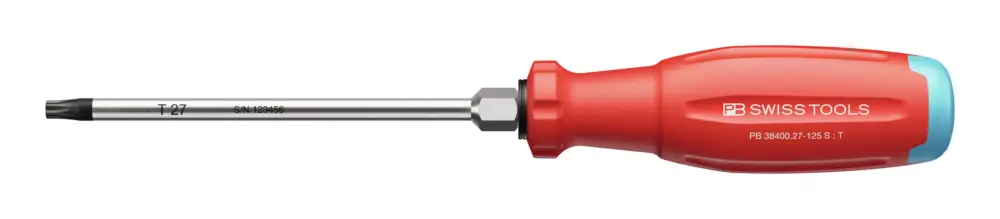 PB Swiss Tools Schraubendreher T27 x 125 mm SwissGrip EVO Beliebt