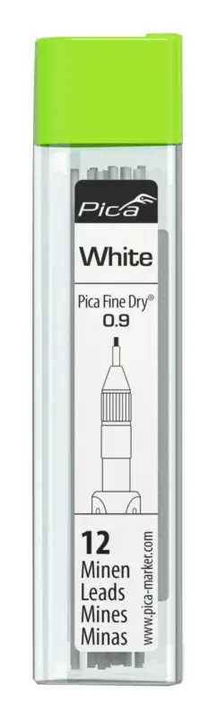Geprüft Pica Ersatzminenset weiß für Feinmarker FineDry weiß 0,9 mm