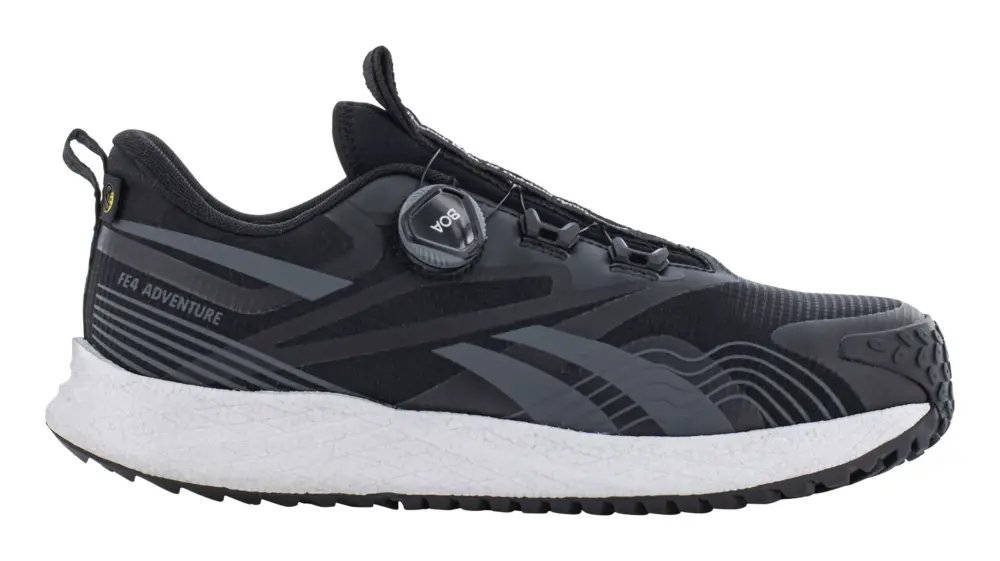 Reebok Sicherheitshalbschuh IB3613, schwarz, BOA S1PS, Größe 47 (Verpackungseinheit 1 Paar) Neuheit