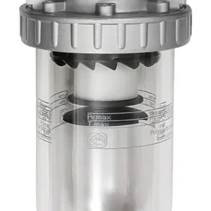 Markenprodukt Riegler Druckluftfilter BR Standard, G1" DN25, BG 3, PC-Behälter, 5µm