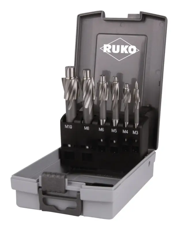 Ruko Flachsenker-Set D373 HSS Kernloch, 6 - teilig Top-Preis