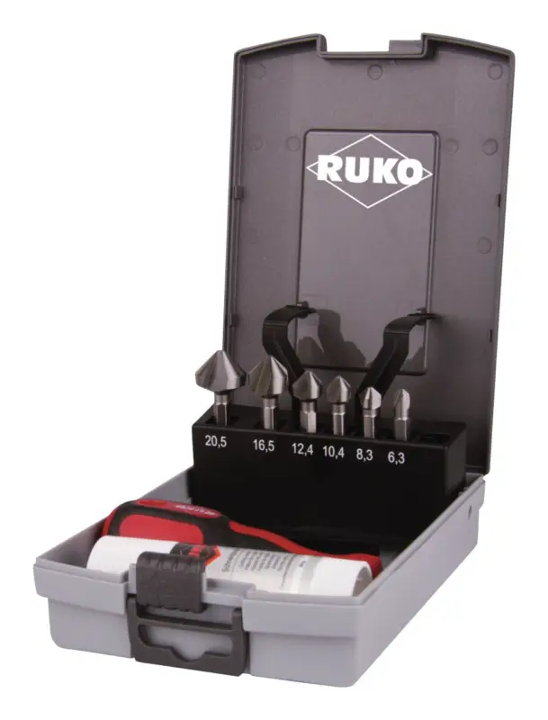 Rabatt Ruko Kegelsenker-Bit HSS 90G lang 1/4 Zoll 90G in Rosekassette