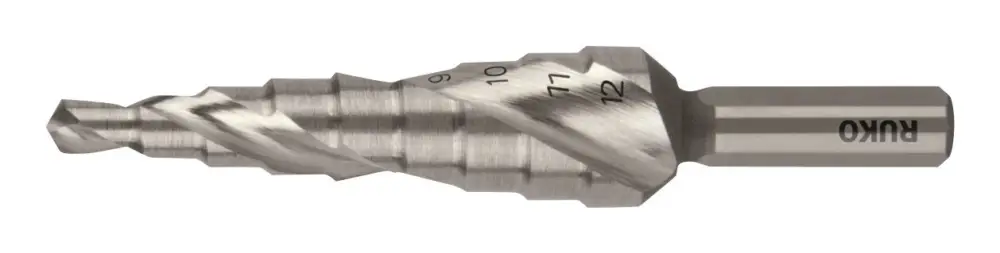 Geprüft Ruko Universal-Stufenbohrer HSS 4-12 mm
