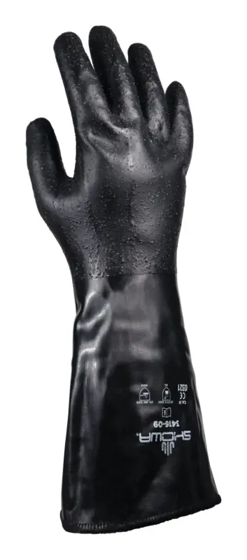 Showa Chemikalienhandschuh 3416, Größe 08 (Verpackungseinheit 12 Paar) Letzte Chance