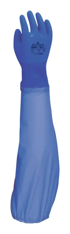 Bestseller Showa Chemikalienschutzhandschuh 690 Größe M (Verpackungseinheit 10 Paar)