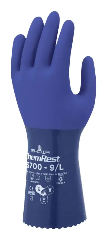 Sichere Zahlung Showa Chemikalienschutzhandschuh CS700 Größe XXL (Verpackungseinheit 10 Paar)