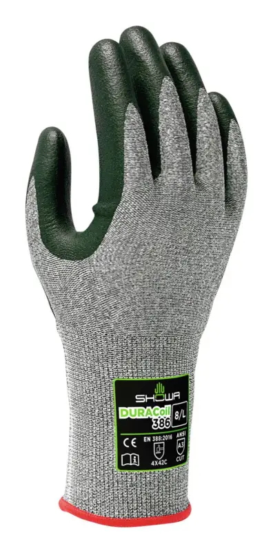 Neuheit Showa Schnittschutzhandschuh DURACoil 386 Größe S (Verpackungseinheit 10 Paar)