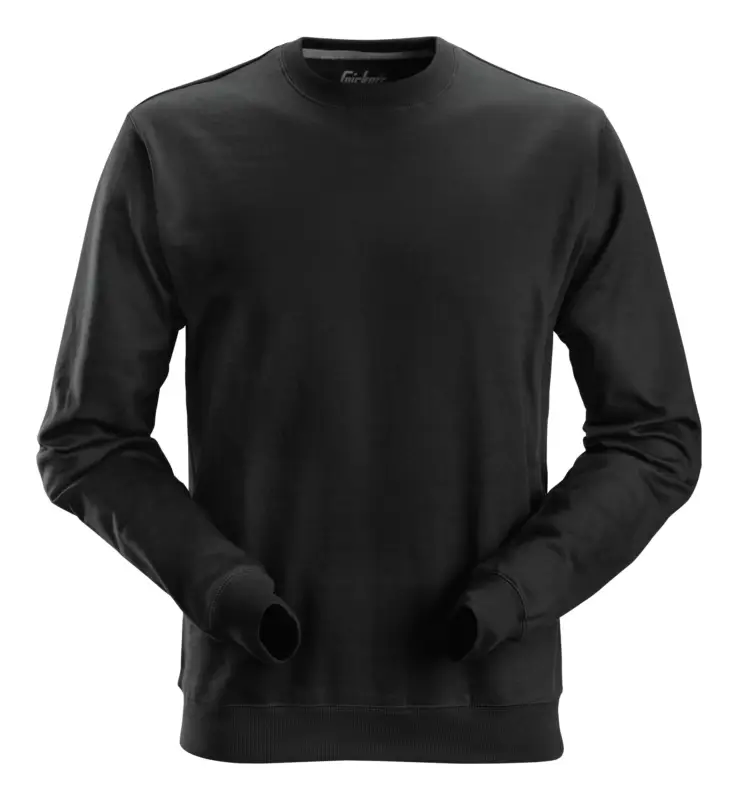 Garantierte Lieferung Snickers Workwear Sweatshirt 2810, Baumwolle, XXL, schwarz