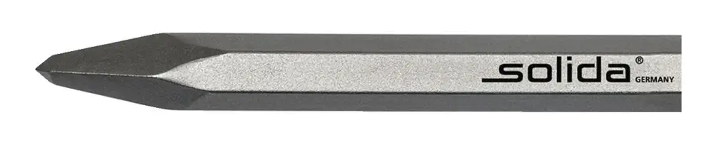 Neue Kollektion Solida Spitzmeissel 700 mm Hex. 22 mm mit 6 Nuten HILTI TE-S 805 / 905