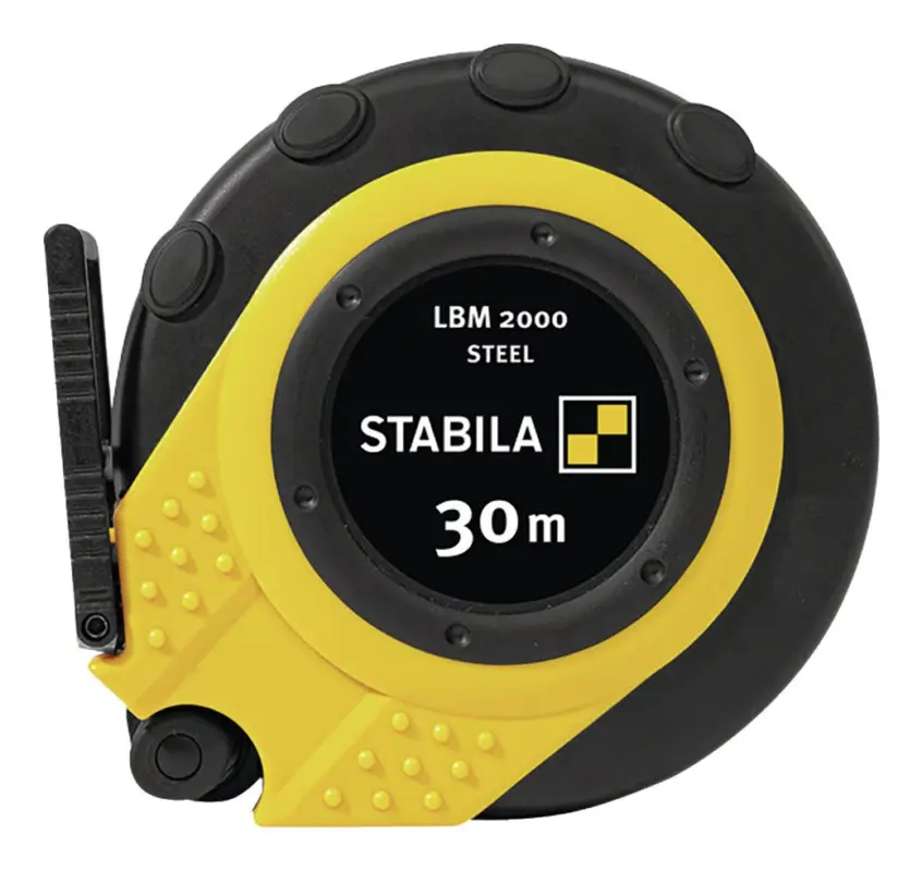 Stabila Kapselbandmaß Stahl 30 m x 13 mm Maßanfang B Heißes Angebot