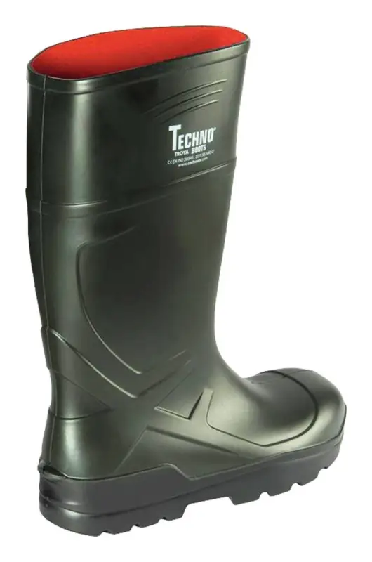 Techno Boots Sicherheitsstiefel 35334 Vosso PU, S5, Grün Größe 39 (Verpackungseinheit 1 Paar) Geprüft