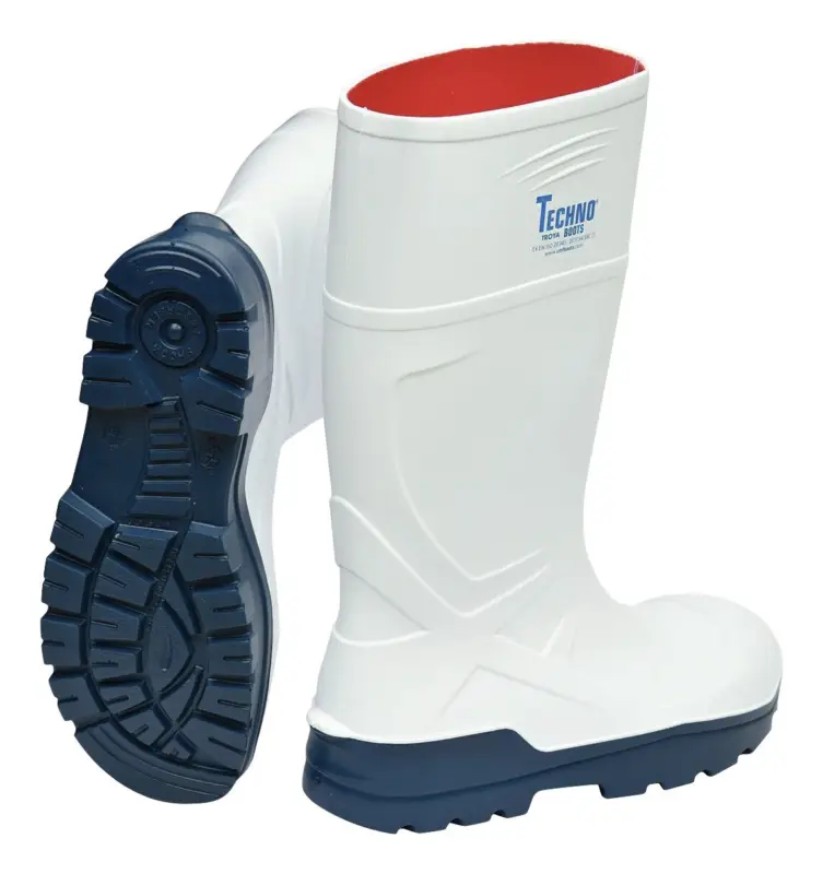 Techno Boots Sicherheitsstiefel 35484 Vitan PU, S4, weiß Größe 41 (Verpackungseinheit 1 Paar) Solange Der Vorrat Reicht