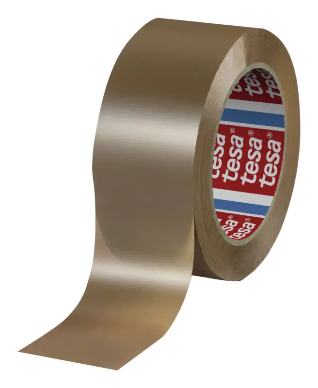 Bestseller Tesa PET-Packband, recycelt 60418 chamois 132 m x 50 mm (Verpackungseinheit 6 Rollen)