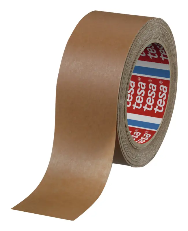 Wochenendangebot Tesa tesapack 4313 Papier PV12 chamois 50 m x 50 mm (Verpackungseinheit 6 Rollen)