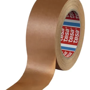 Markenprodukt Tesa tesapack 60408 Biobasiertes Papier-Packband 50 m x 50 mm chamois (Verpackungseinheit 6 Rollen)