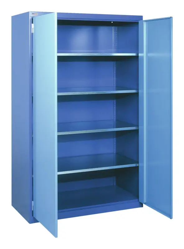 Thur Metall Flügeltürschrank (BxTxH) 1250 x 580 x 1950 mm 4 Verstellböden NCS 4040/NCS1060 Markenware