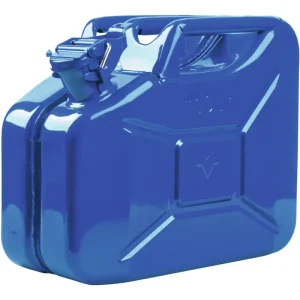Valpro Kraftstoffkanister Stahlblech Nenninhalt 10l Signalblau RAL 5005 Markenware